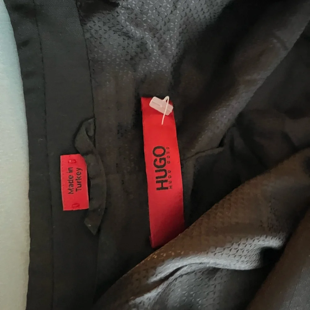 Hugo Boss Black Wool Suit Blazer Slim Fit Men's Size 38S